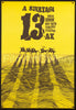 The Thirteen 23x33 Original Vintage Movie Poster