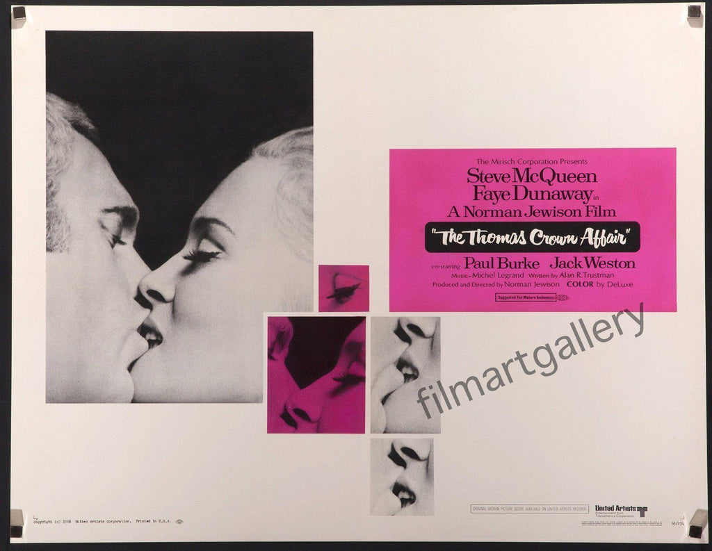 The Thomas Crown Affair Original Vintage Movie Poster