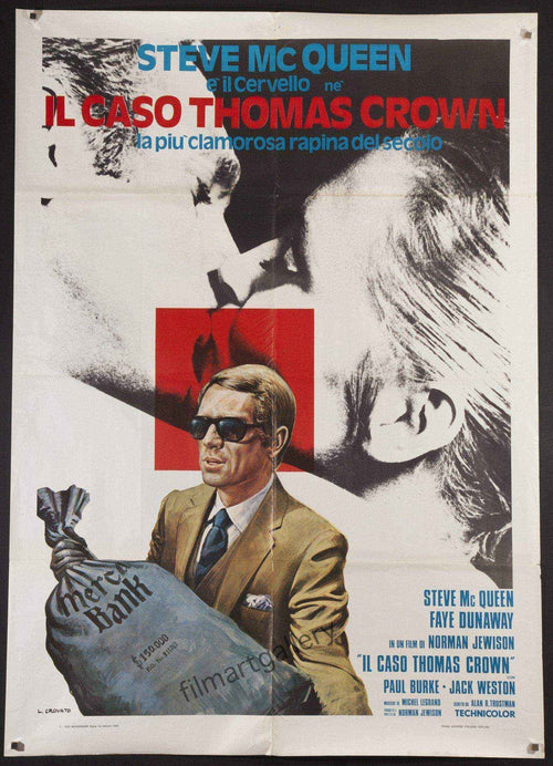 The Thomas Crown Affair Original Vintage Movie Poster