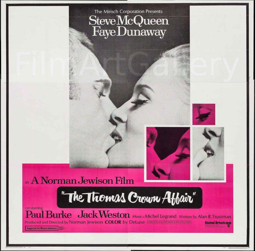 The Thomas Crown Affair Original Vintage Movie Poster