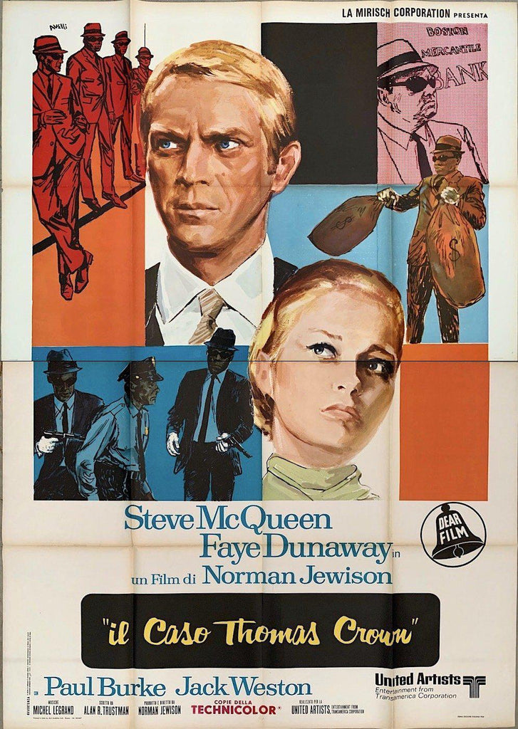The Thomas Crown Affair Original Vintage Movie Poster