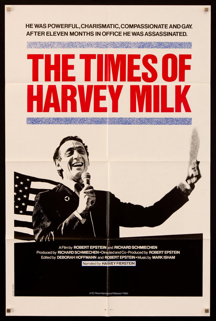 The Times of Harvey Milk Original Vintage Movie Poster