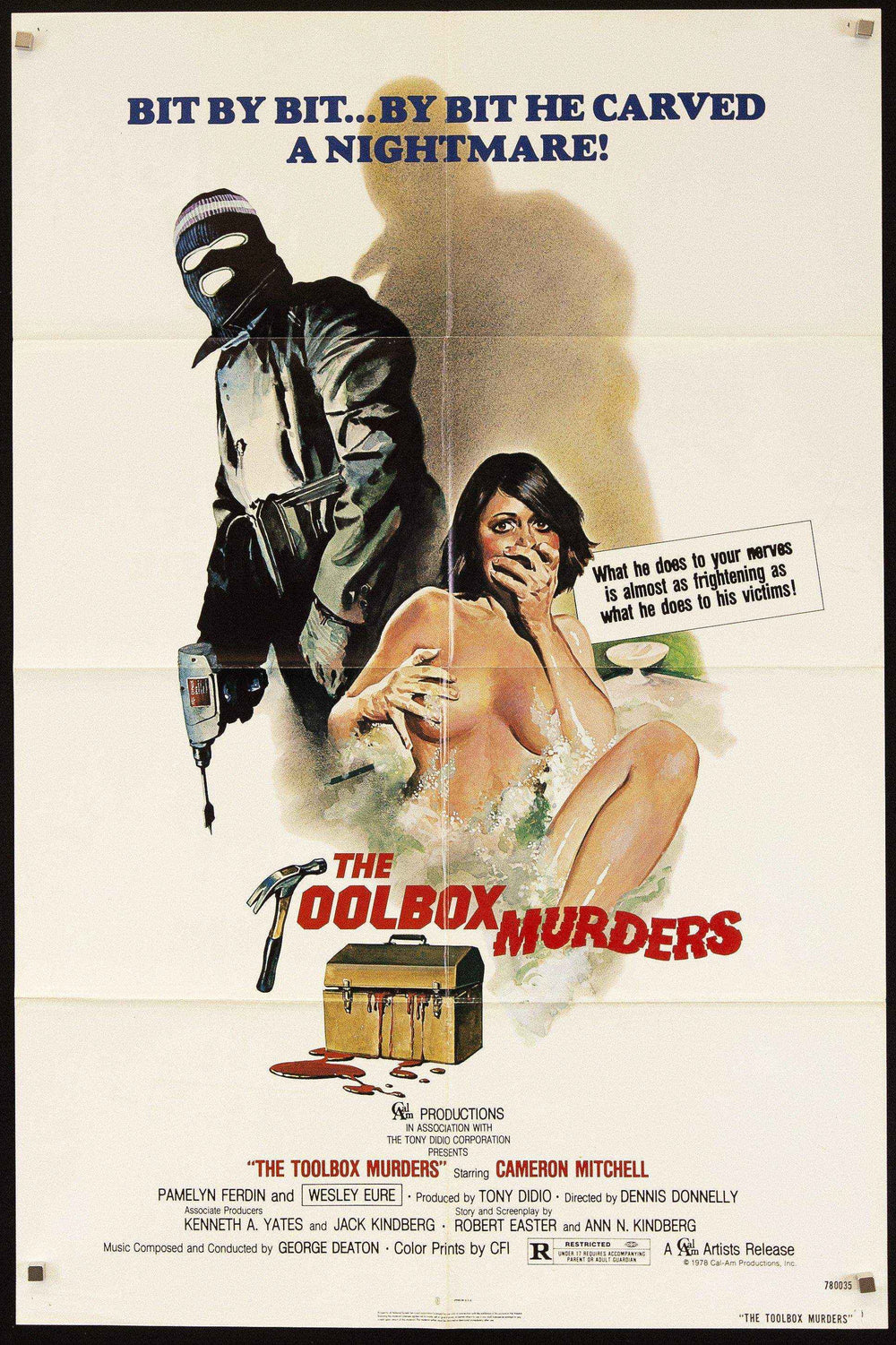 The Toolbox Murders Original Vintage Movie Poster