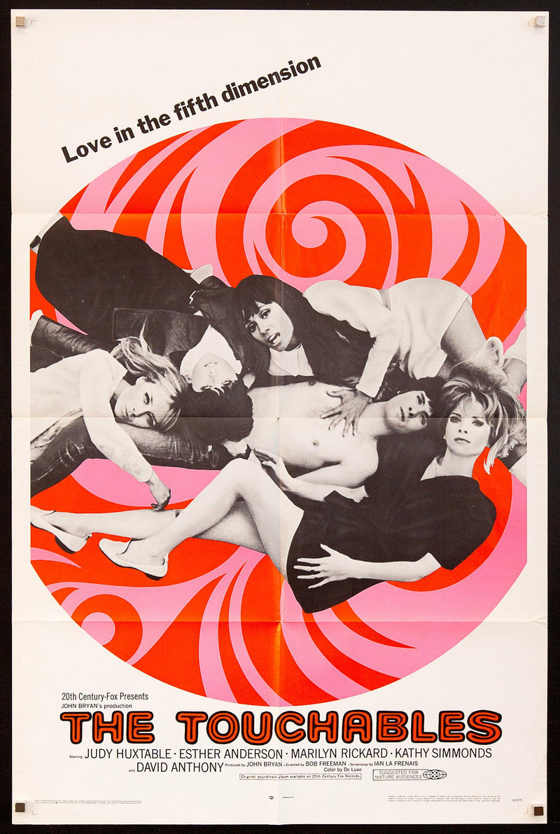 The Touchables 1 Sheet (27x41) Original Vintage Movie Poster
