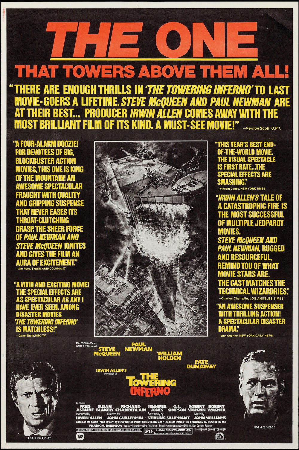 The Towering Inferno Original Vintage Movie Poster