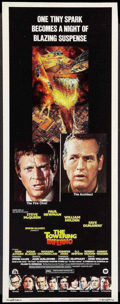 The Towering Inferno Original Vintage Movie Poster