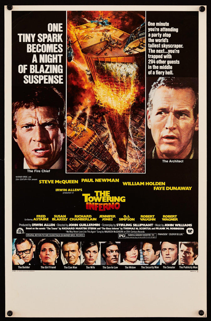 The Towering Inferno Original Vintage Movie Poster