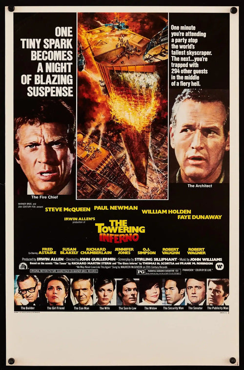 The Towering Inferno Original Vintage Movie Poster