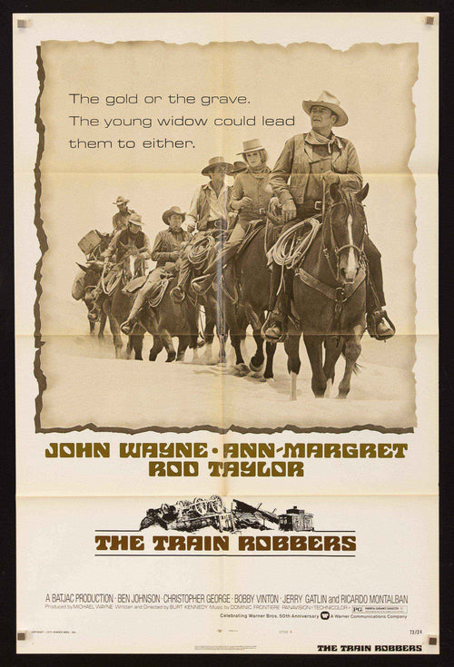 The Train Robbers Original Vintage Movie Poster