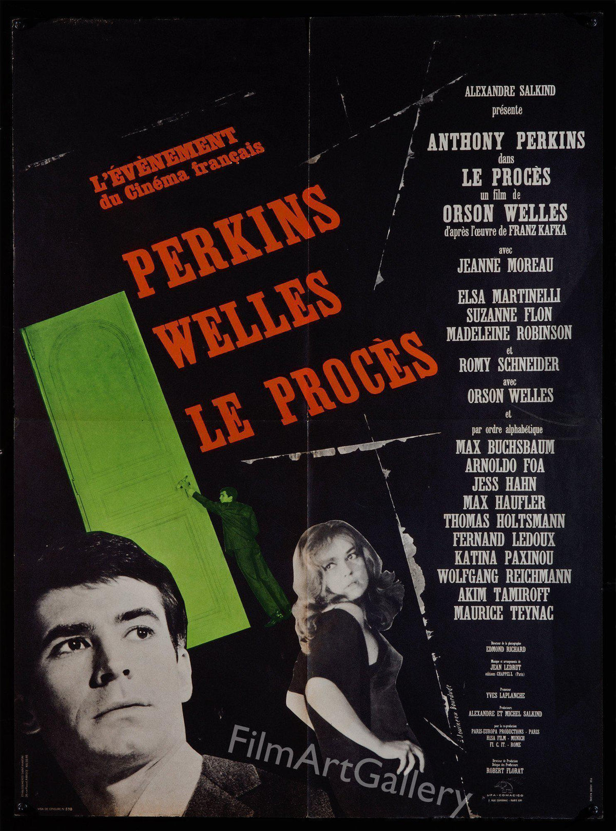 The Trial (Le Proces) Original Vintage Movie Poster