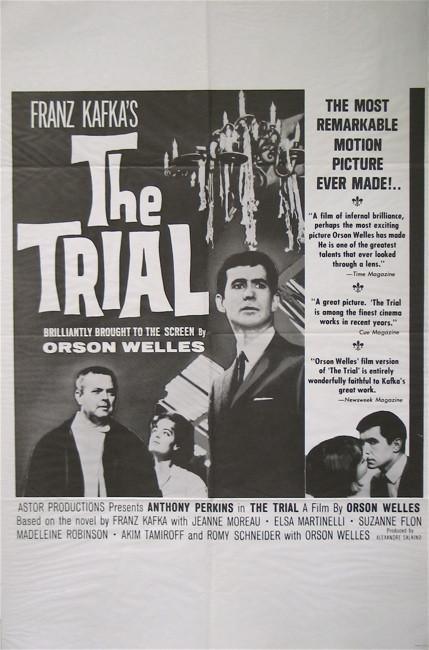 The Trial (Le Proces) Original Vintage Movie Poster