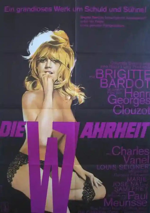 The Truth (La Verite) Original Vintage Movie Poster