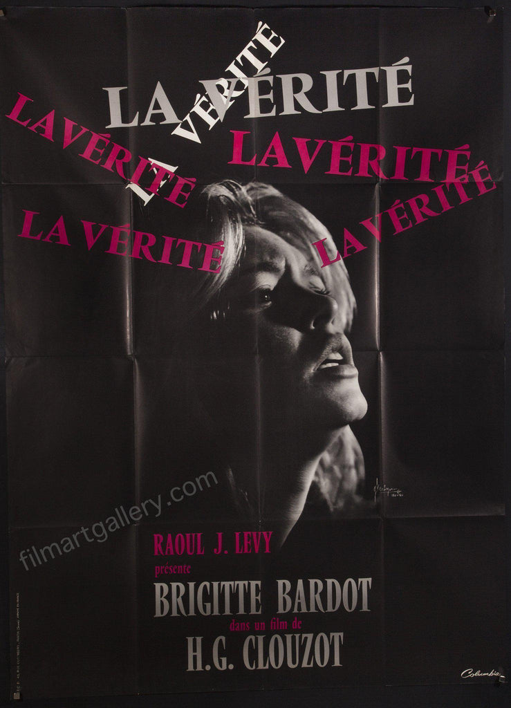 The Truth (La Verite) Original Vintage Movie Poster