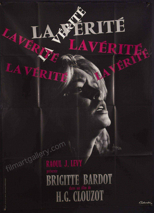 The Truth (La Verite) Original Vintage Movie Poster