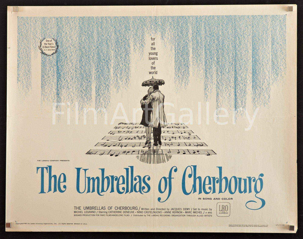 The Umbrellas of Cherbourg (Les Parapluies De Cherbourg) Original Vintage Movie Poster