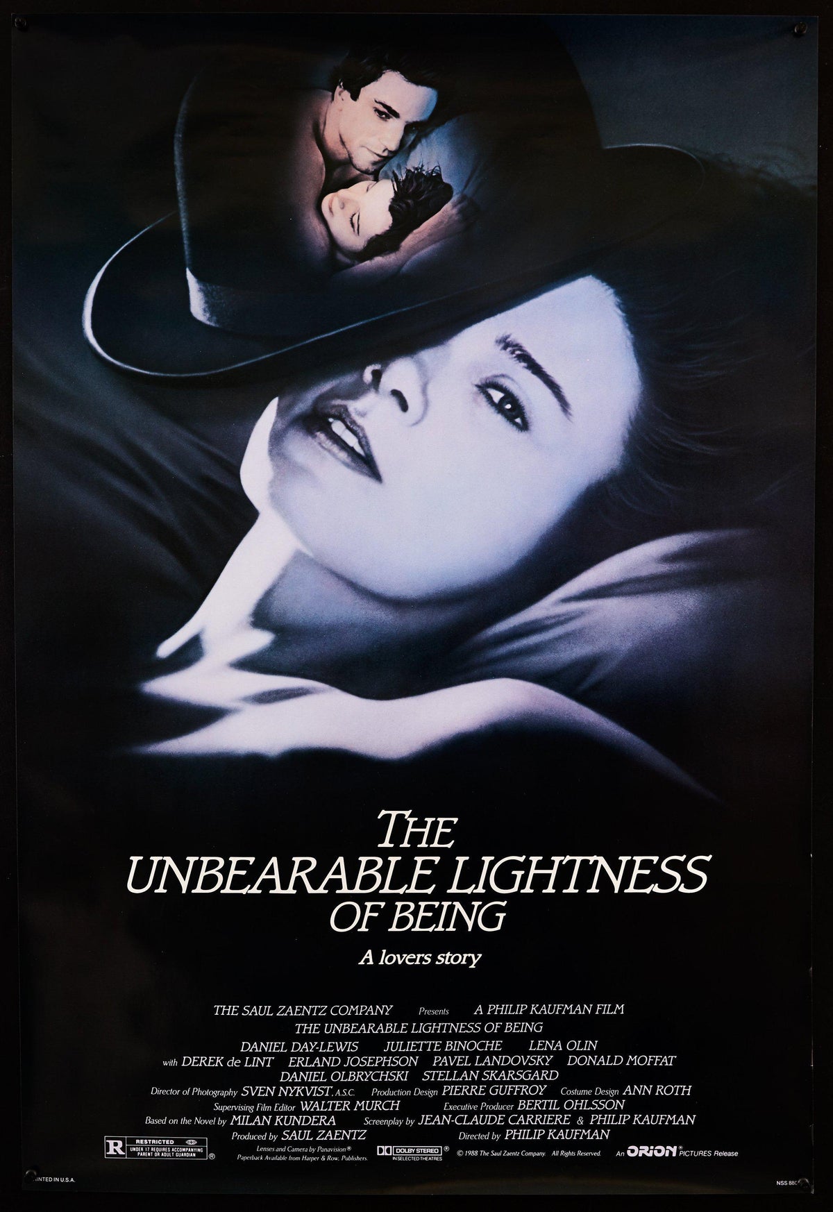 The Unbearable Lightness of Being Original Vintage Movie Poster