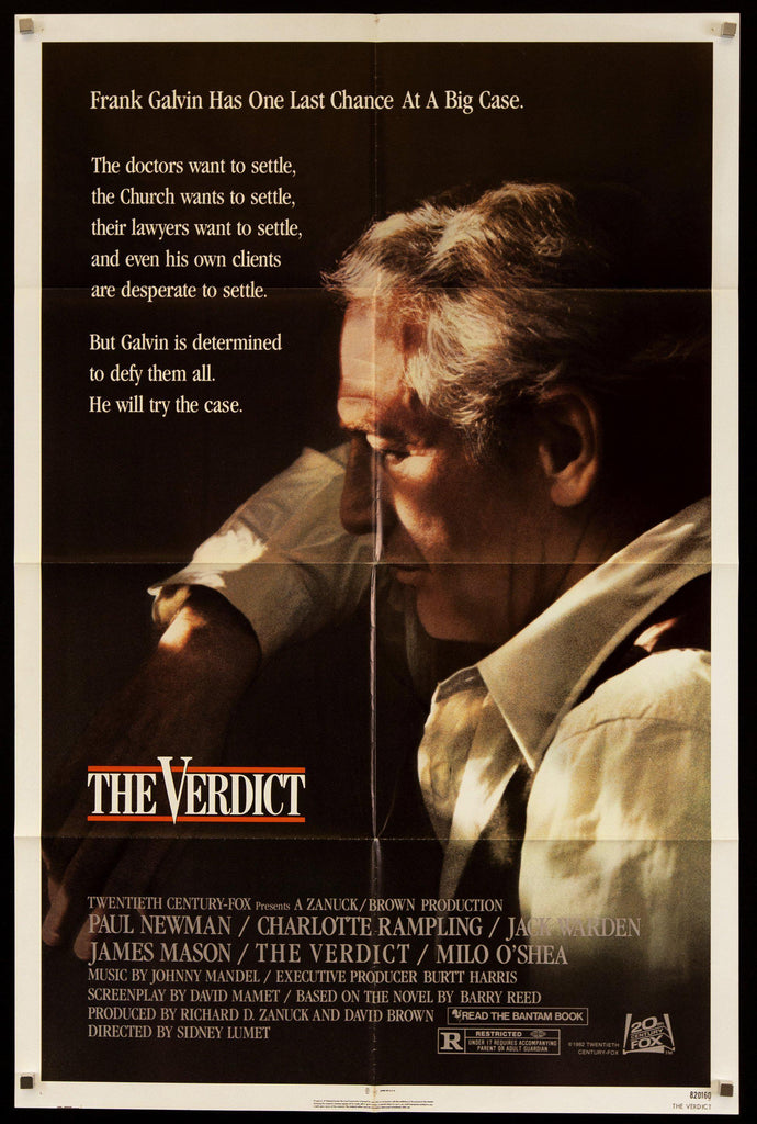 The Verdict Original Vintage Movie Poster