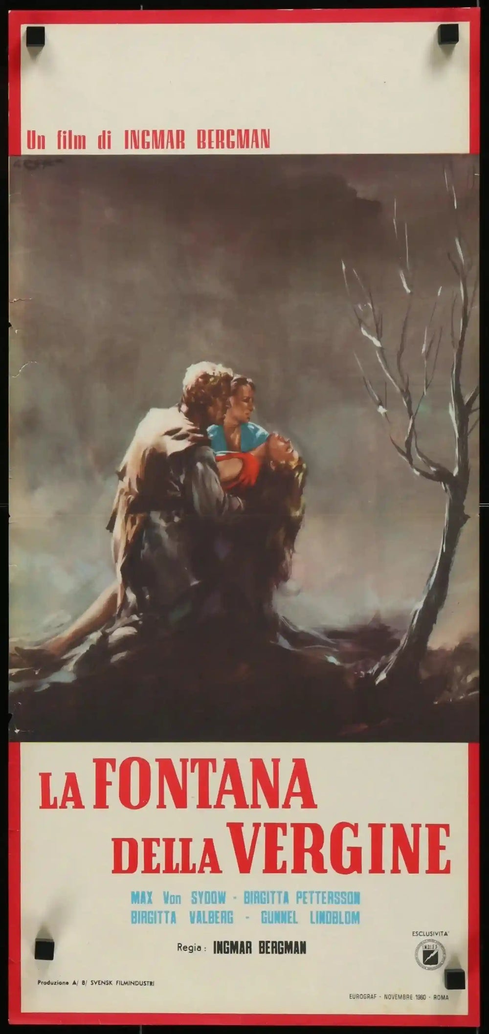 The Virgin Spring Original Vintage Movie Poster