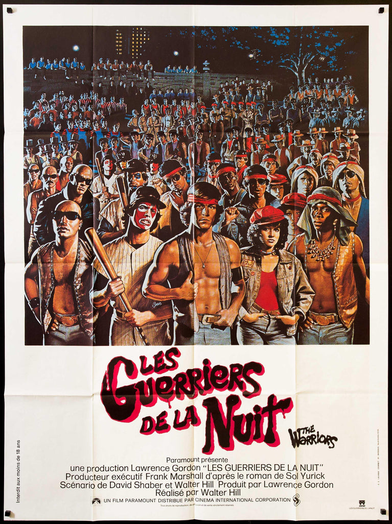 The Warriors French 1 panel (47x63) Original Vintage Movie Poster