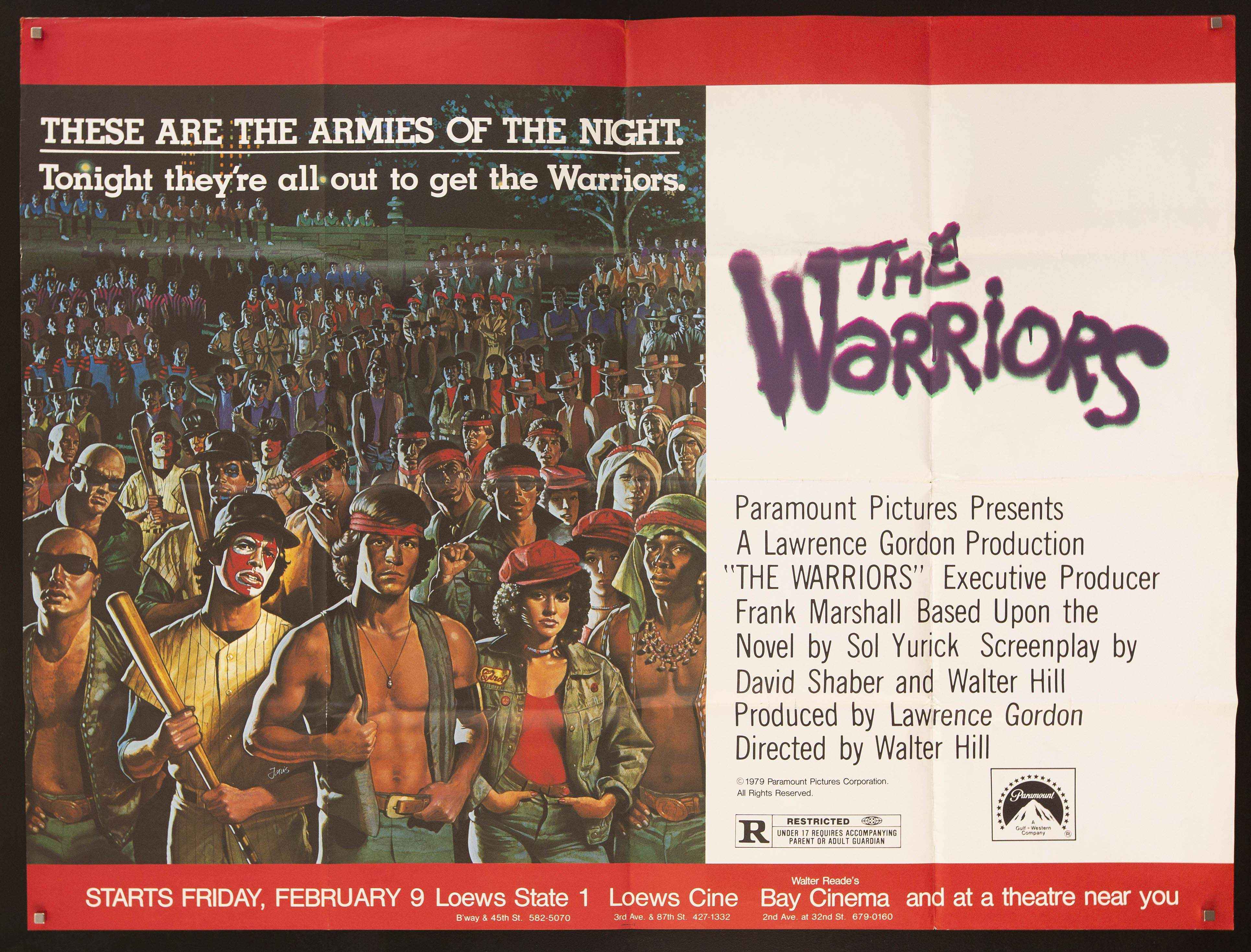 Warriors 1979年 オリジナルポスター ウォーリアーズ 【公式通販】