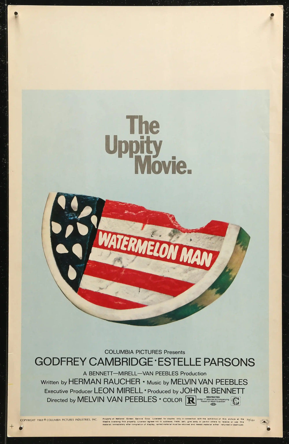 The Watermelon Man Original Vintage Movie Poster