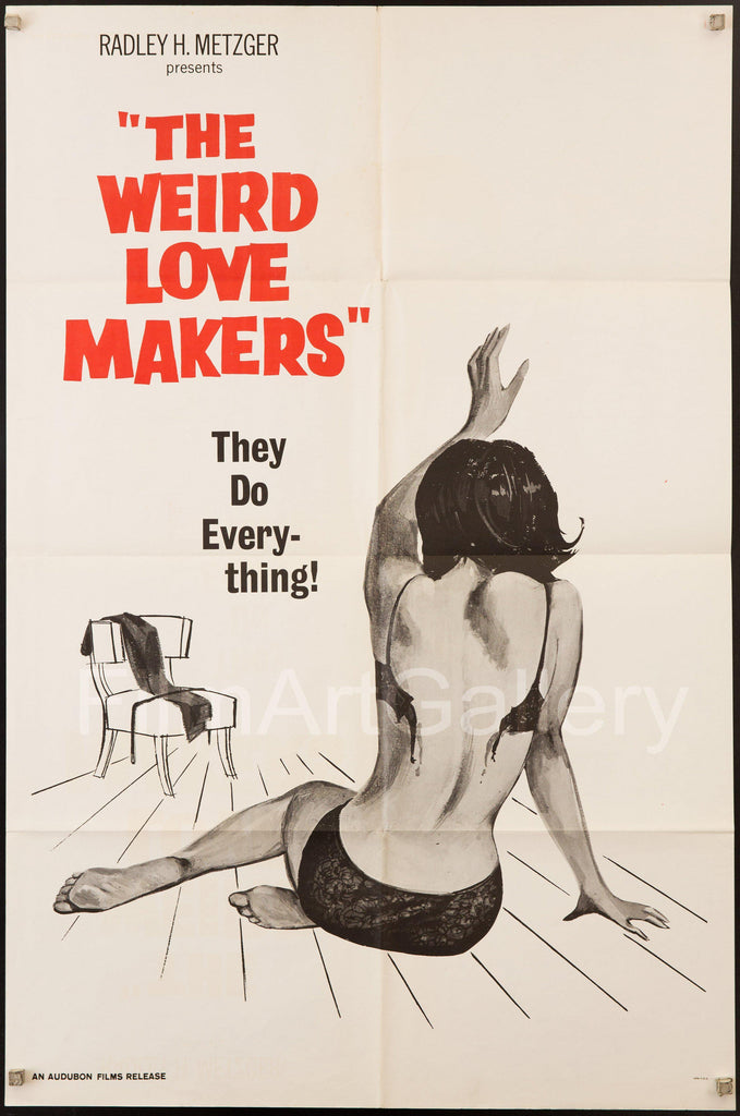 The Weird Love Makers Original Vintage Movie Poster