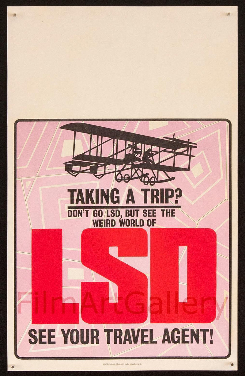 The Weird World of LSD Window Card (14x22) Original Vintage Movie Poster