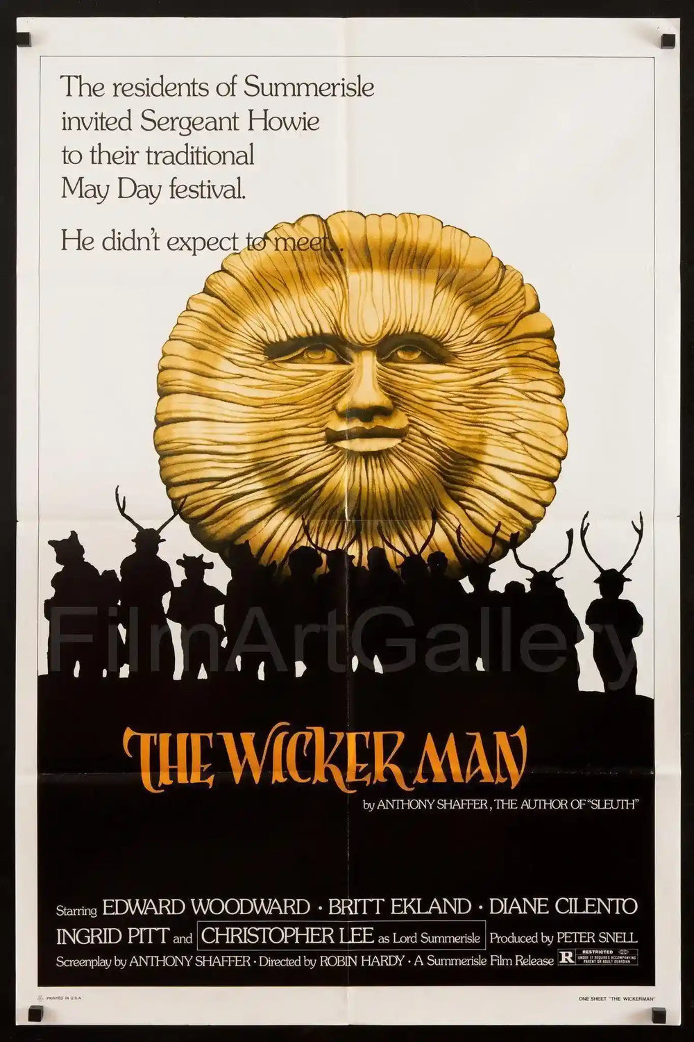 The Wicker Man Original Vintage Movie Poster