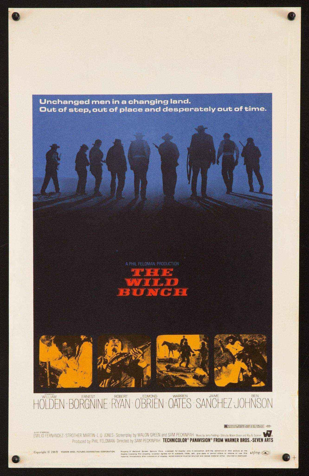 The Wild Bunch Original Vintage Movie Poster