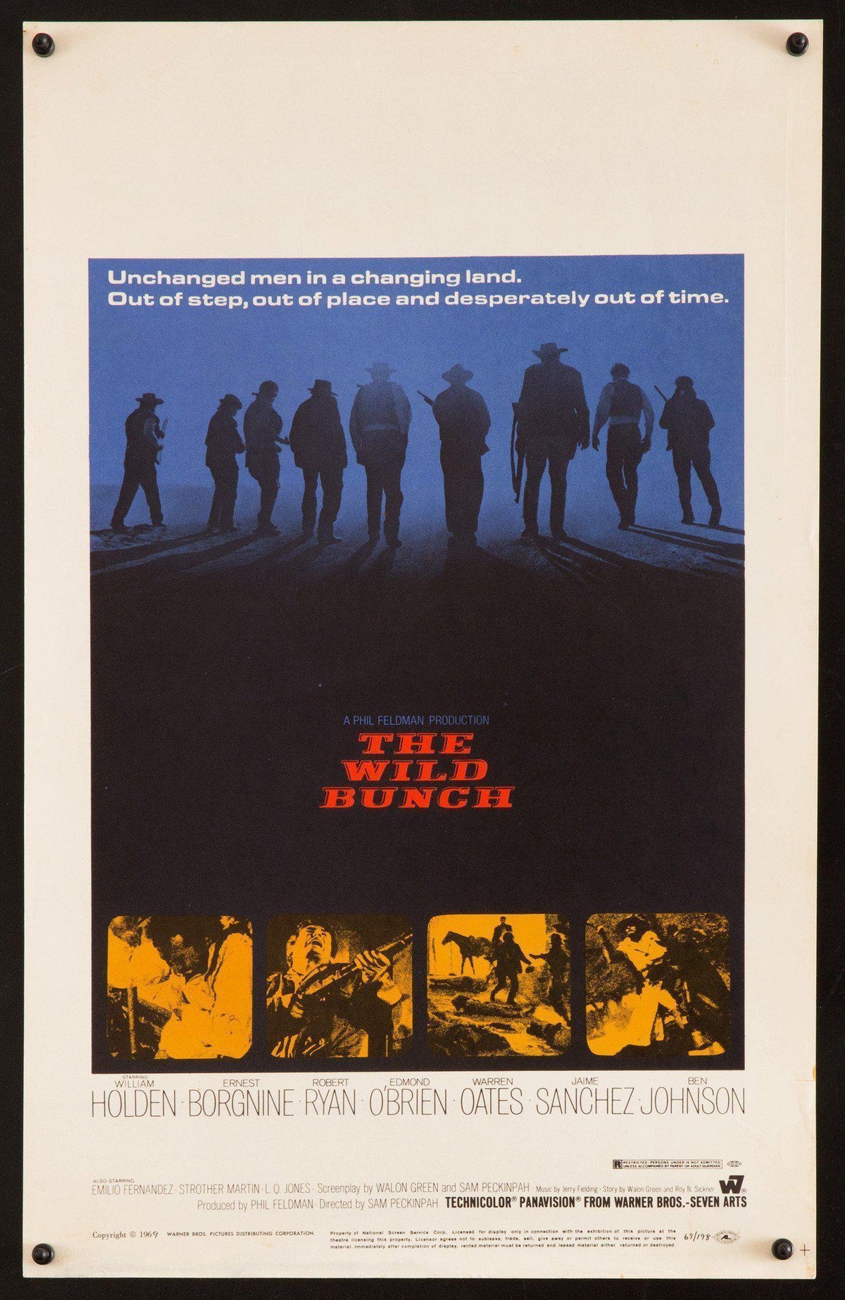 The Wild Bunch Original Vintage Movie Poster