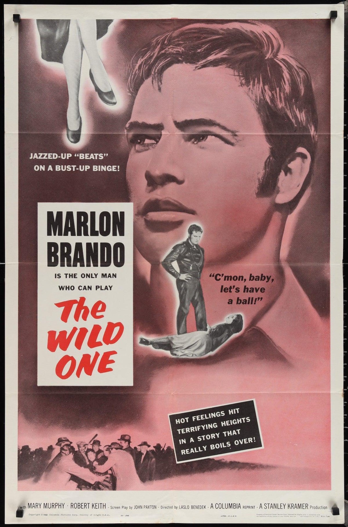 The Wild One 1 Sheet (27x41) Original Vintage Movie Poster