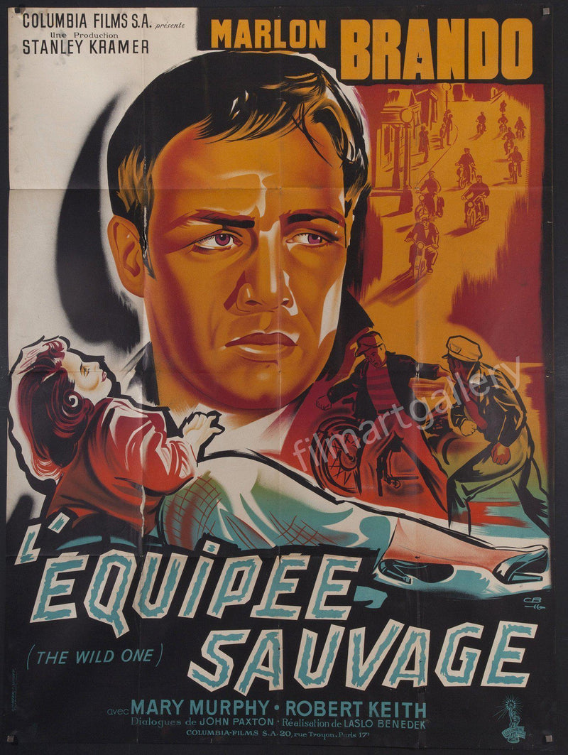 The Wild One French 1 panel (47x63) Original Vintage Movie Poster