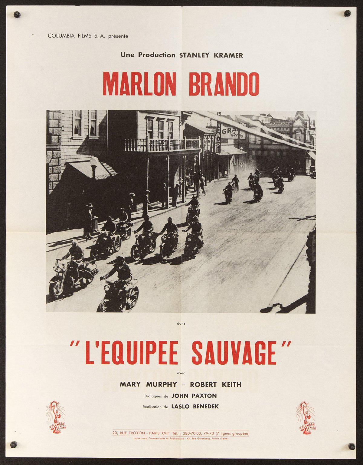 The Wild One Original Vintage Movie Poster