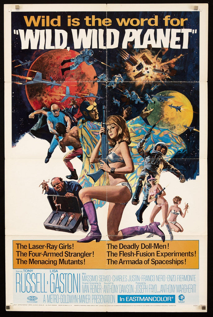 The Wild, Wild Planet Original Vintage Movie Poster