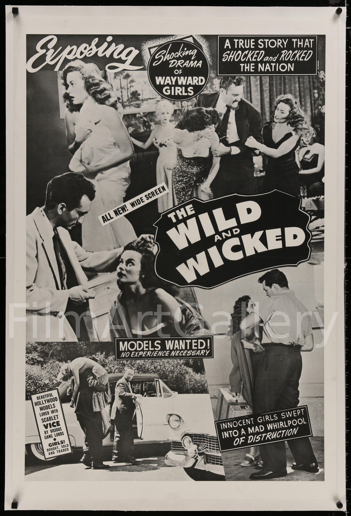 The Wild and Wicked (Flesh Merchant) Original Vintage Movie Poster