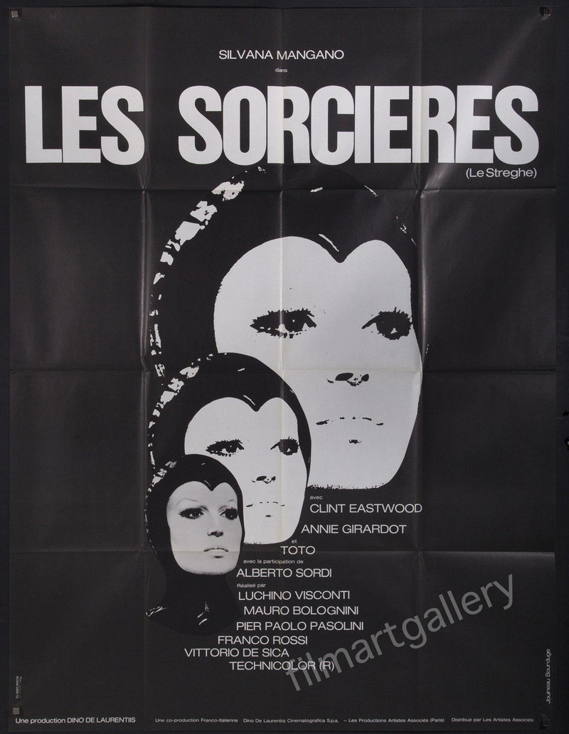 The Witches (Les Sorcieres) French 1 panel (47x63) Original Vintage Movie Poster