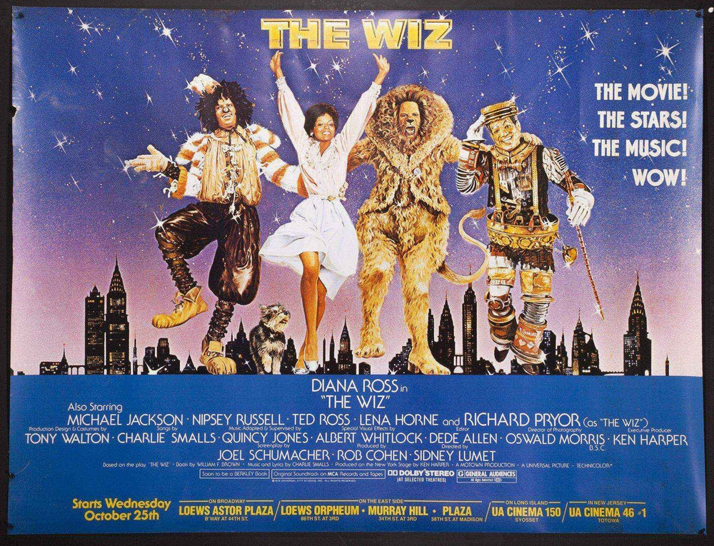 The Wiz Original Vintage Movie Poster