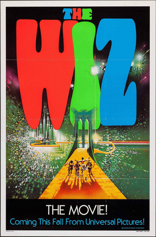 The Wiz Original Vintage Movie Poster