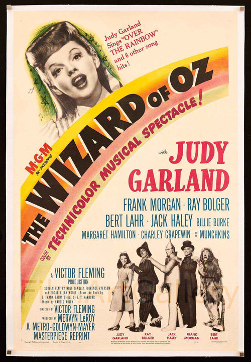 The Wizard Of Oz Original Vintage Movie Poster
