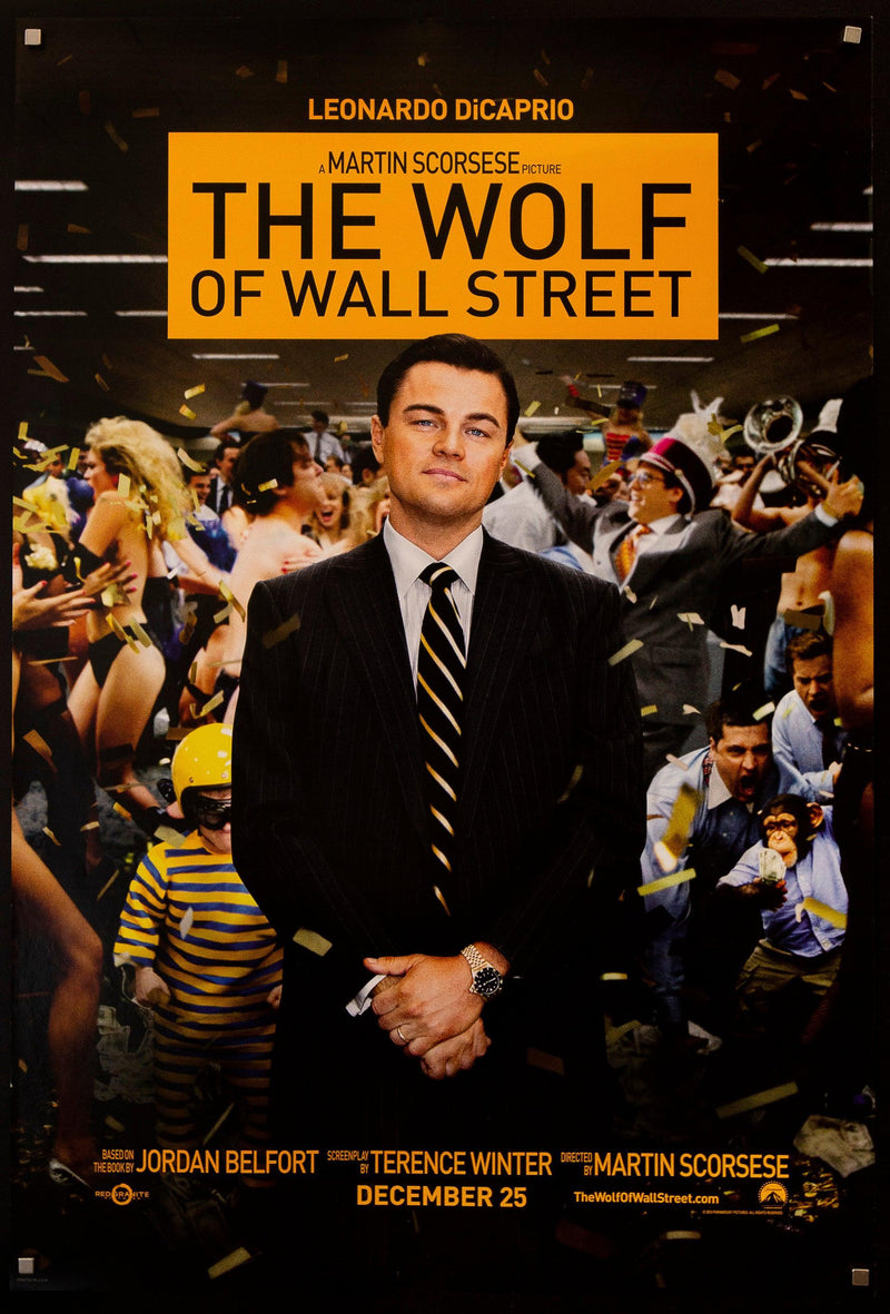 The Wolf of Wall Street 1 Sheet (27x41) Original Vintage Movie Poster