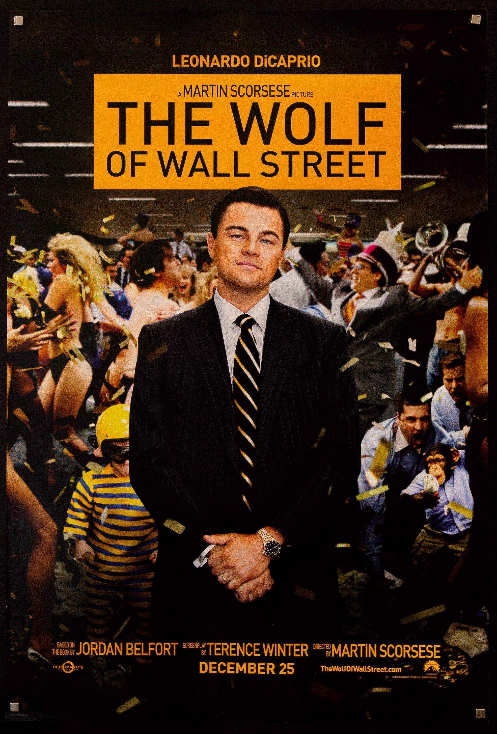The Wolf of Wall Street movie poster