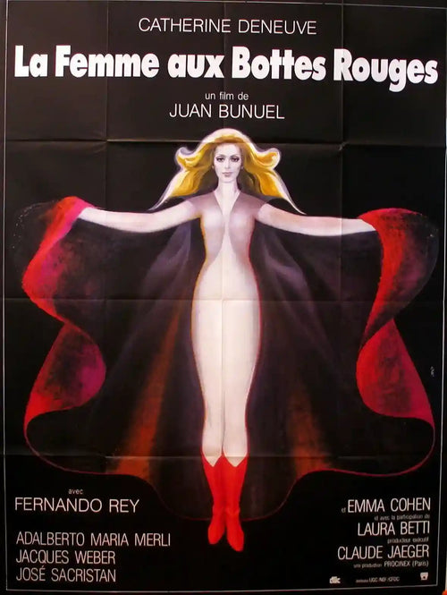 The Woman in Red Boots Original Vintage Movie Poster