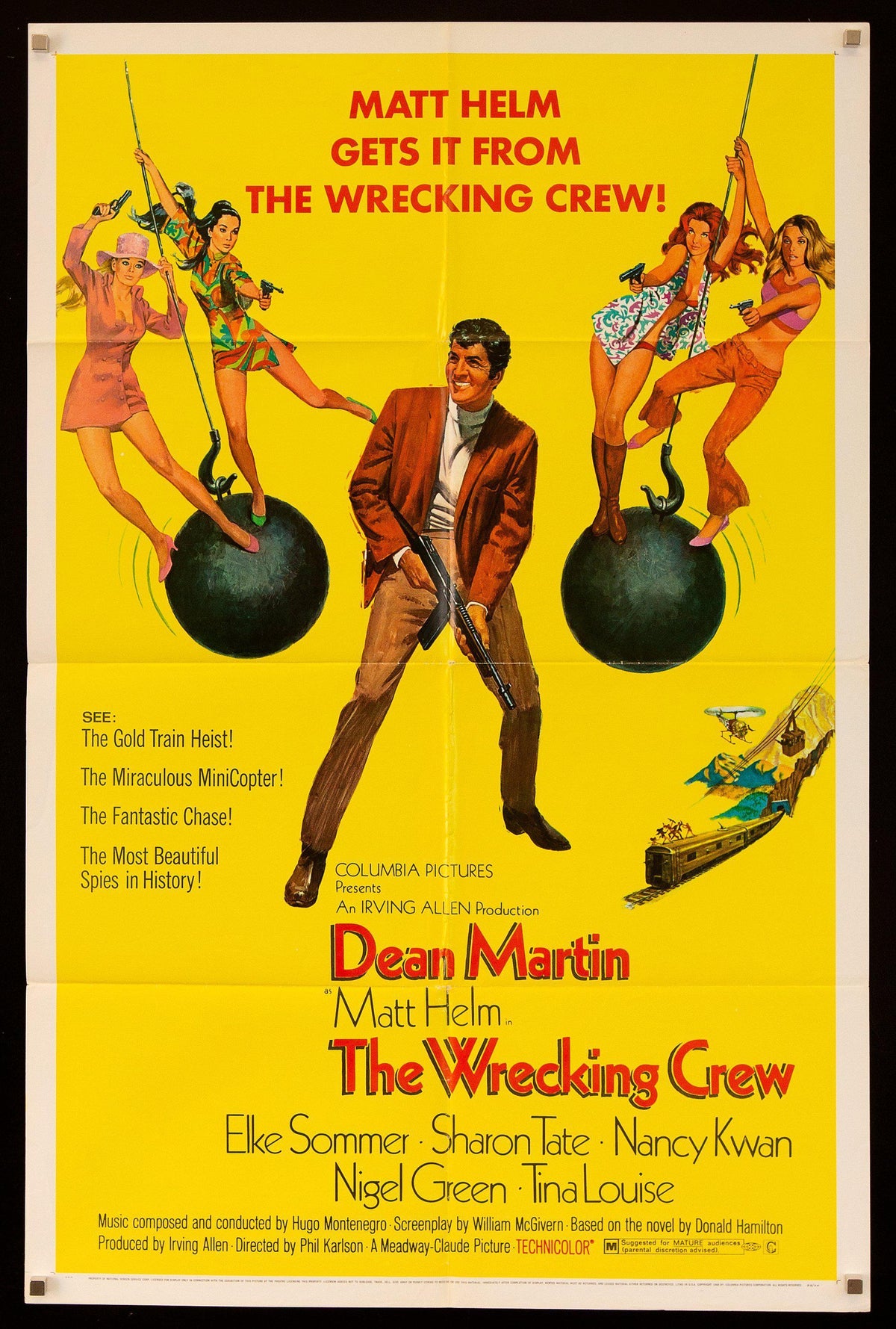 The Wrecking Crew Original Vintage Movie Poster