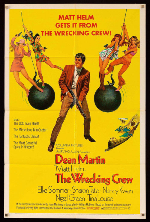 The Wrecking Crew Original Vintage Movie Poster