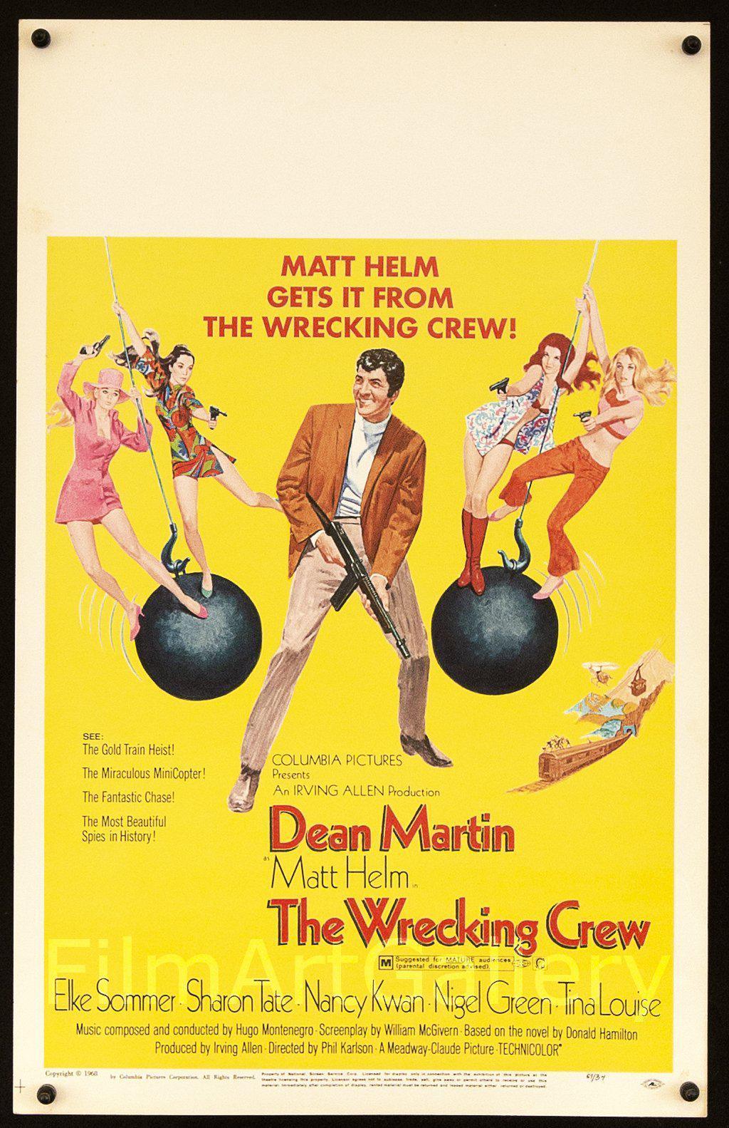 The Wrecking Crew Original Vintage Movie Poster