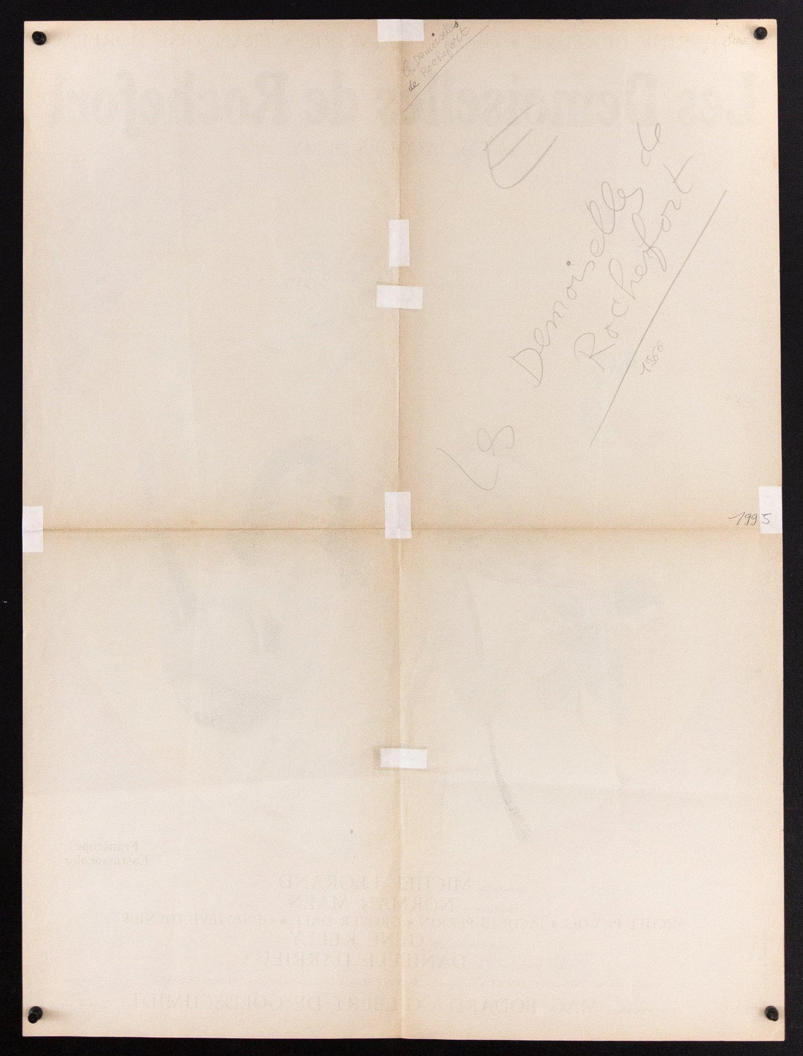 The Young Girls of Rochefort Original Vintage Movie Poster