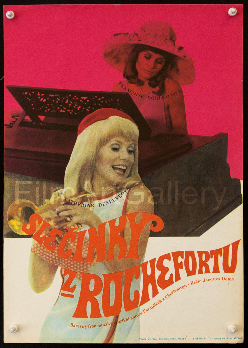 The Young Girls of Rochefort Czech mini (11x16) Original Vintage Movie Poster