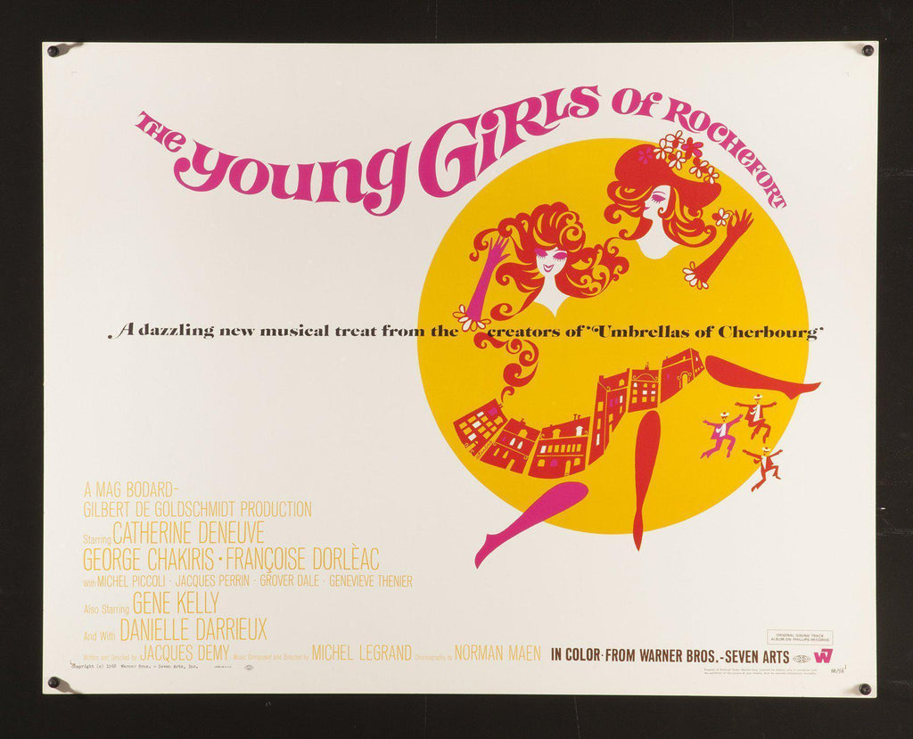 The Young Girls of Rochefort Original Vintage Movie Poster
