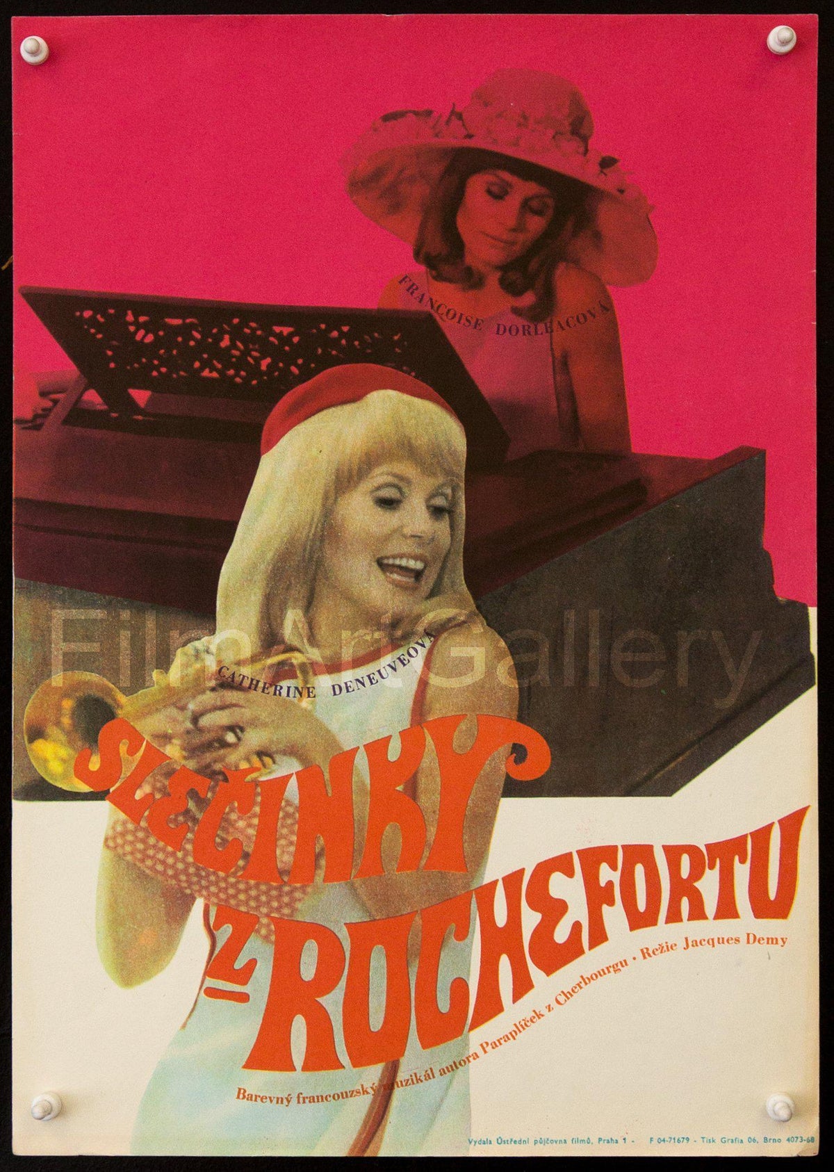 The Young Girls of Rochefort Original Vintage Movie Poster