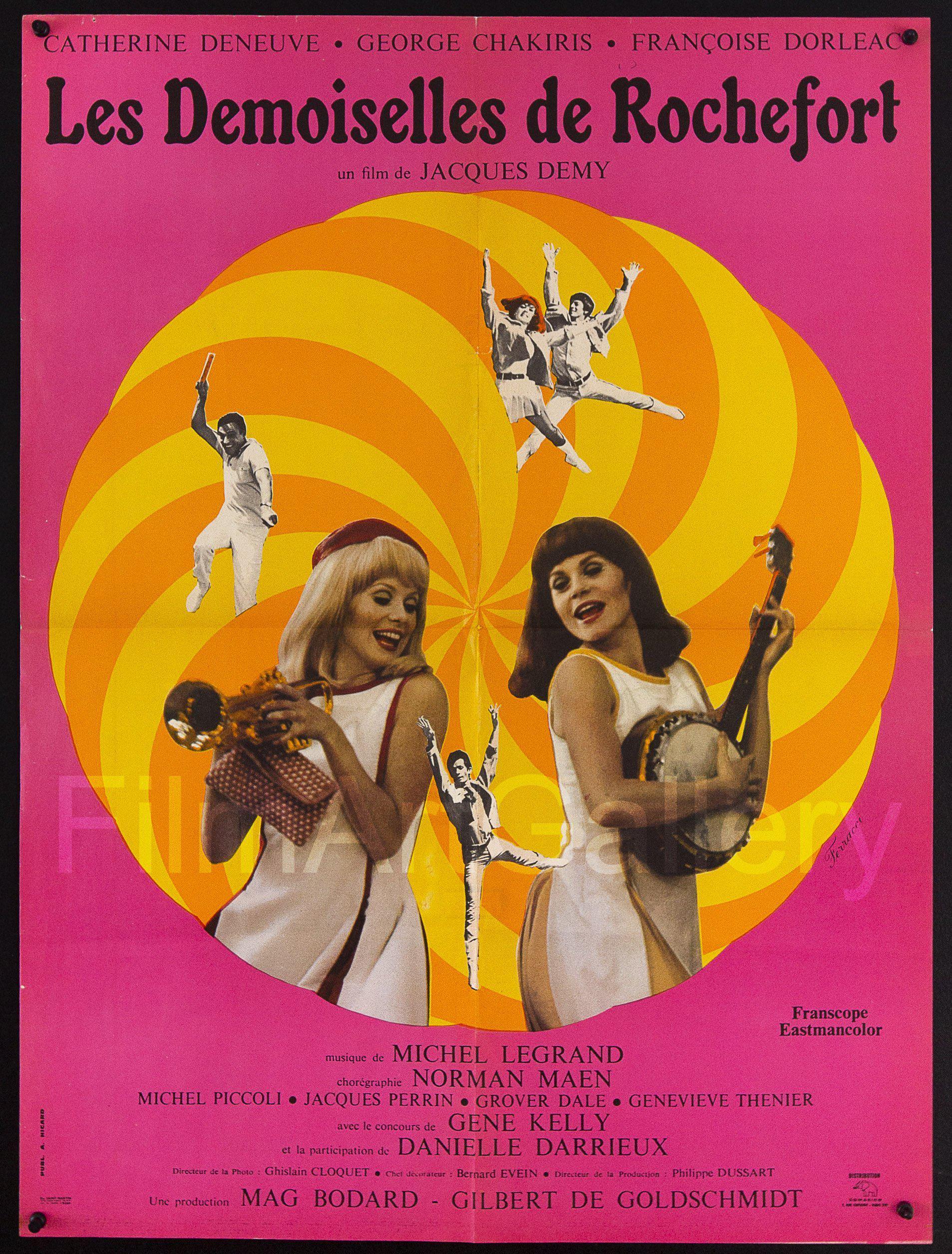 The Young Girls of Rochefort Original Vintage Movie Poster